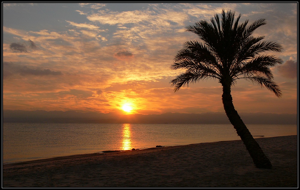 Sonnenaufgang am Roten Meer