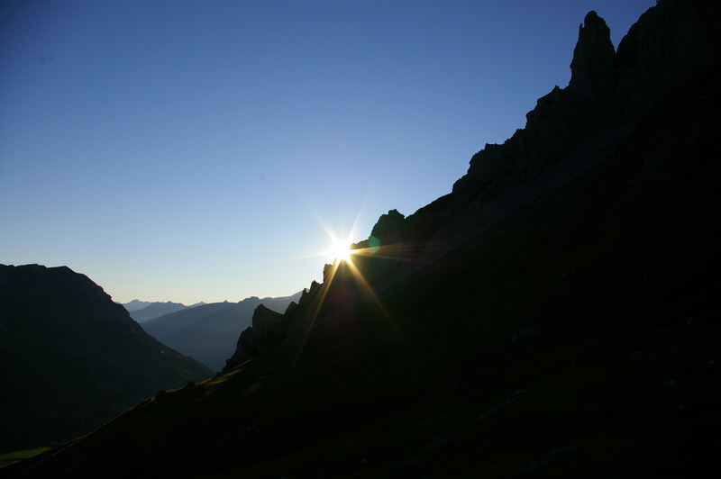 Sonnenaufgang am Rotstock