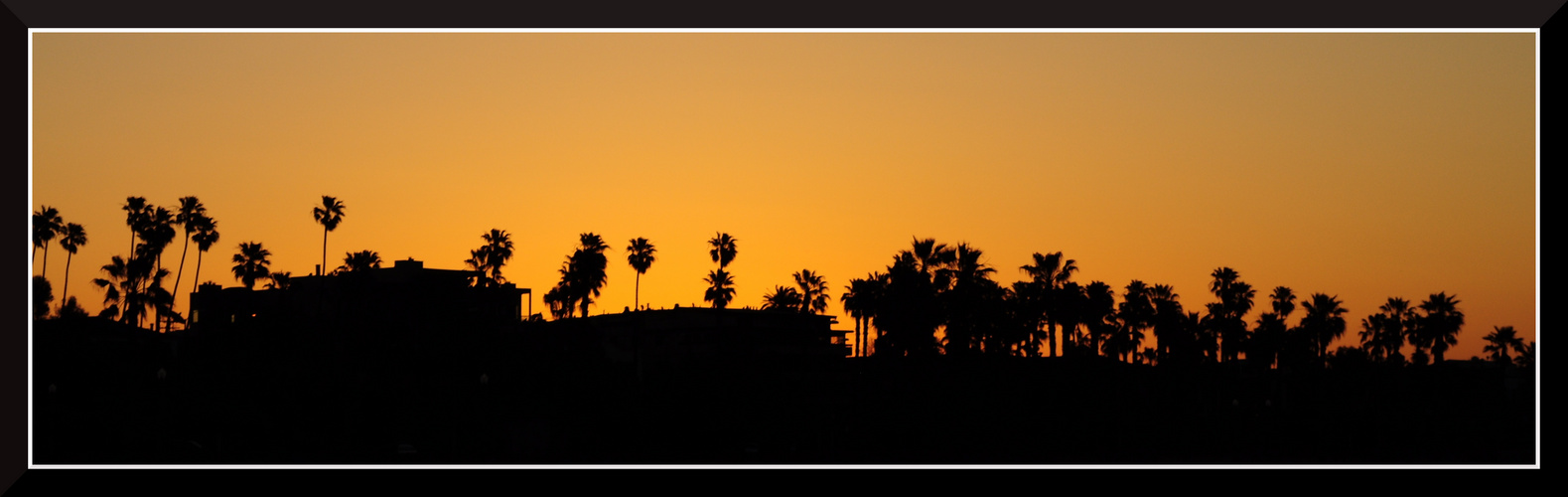 Sonnenaufgang am Santa Monica Beach