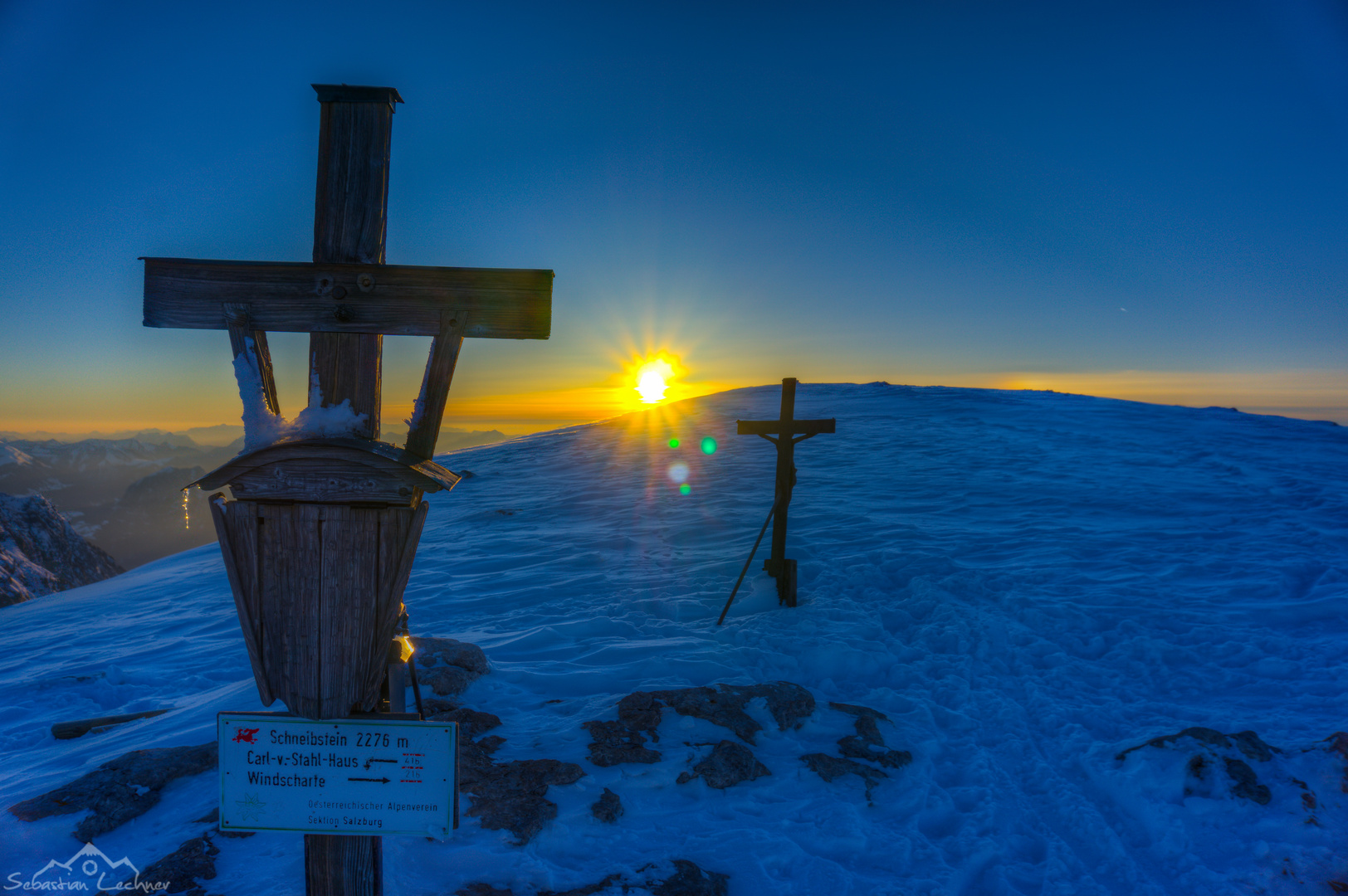 Sonnenaufgang am Schneibstein