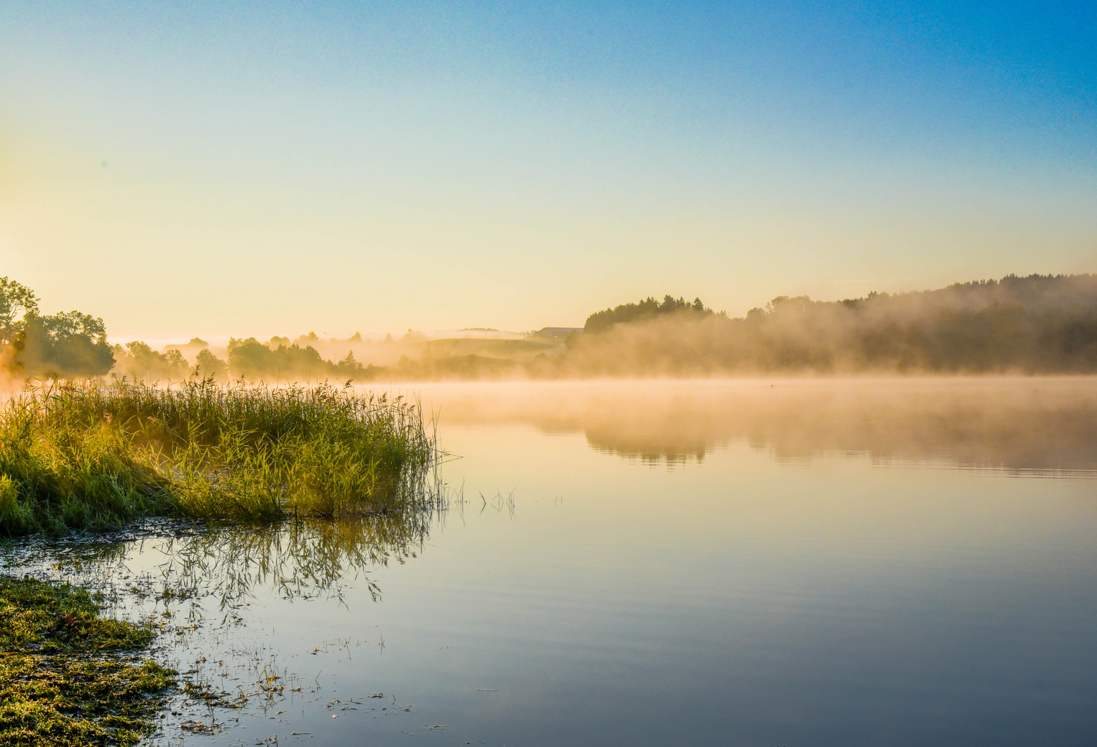 Sonnenaufgang am schönen Badsee