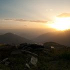 Sonnenaufgang am Schönjoch