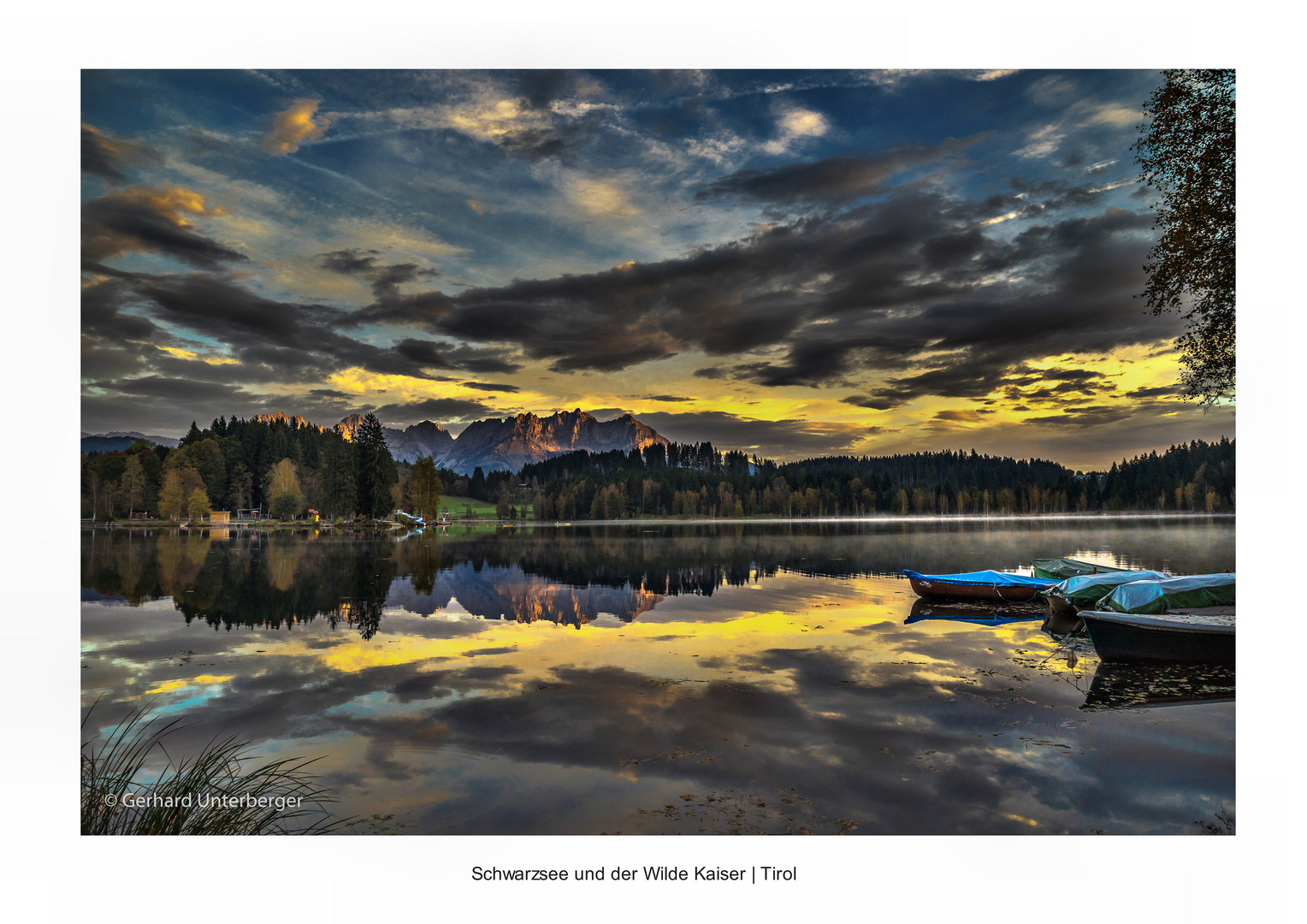 Sonnenaufgang am Schwarzsee