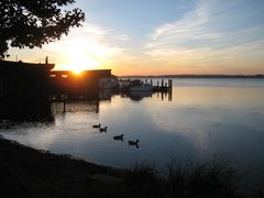 Sonnenaufgang am Schweriner see