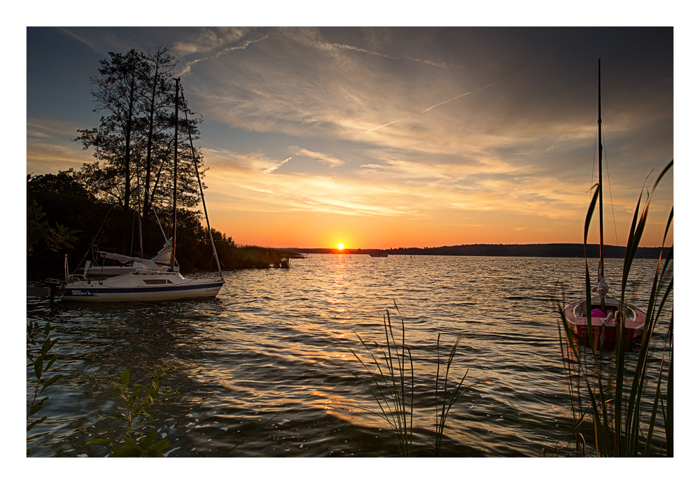 Sonnenaufgang am Schwielowsee