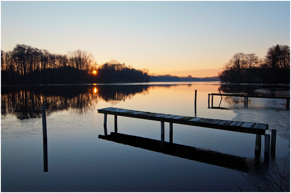 Sonnenaufgang am See 1