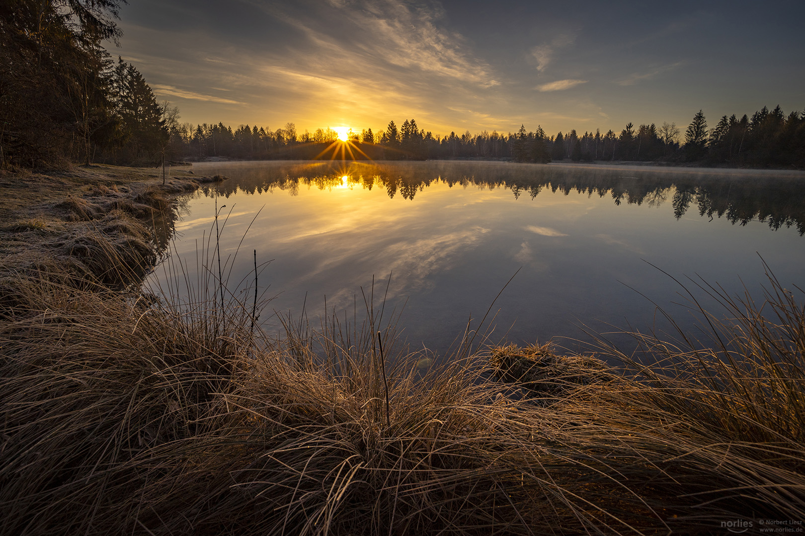 Sonnenaufgang am See