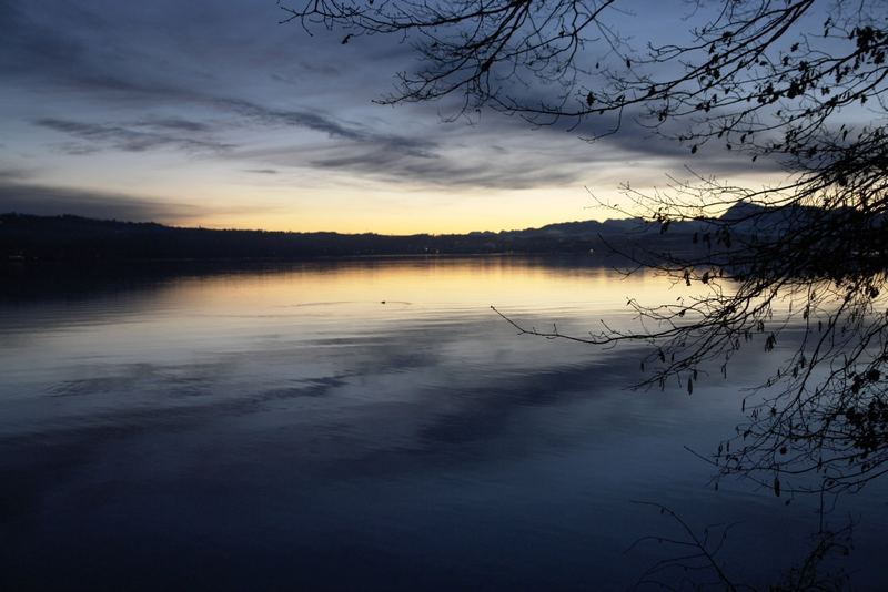 Sonnenaufgang am See