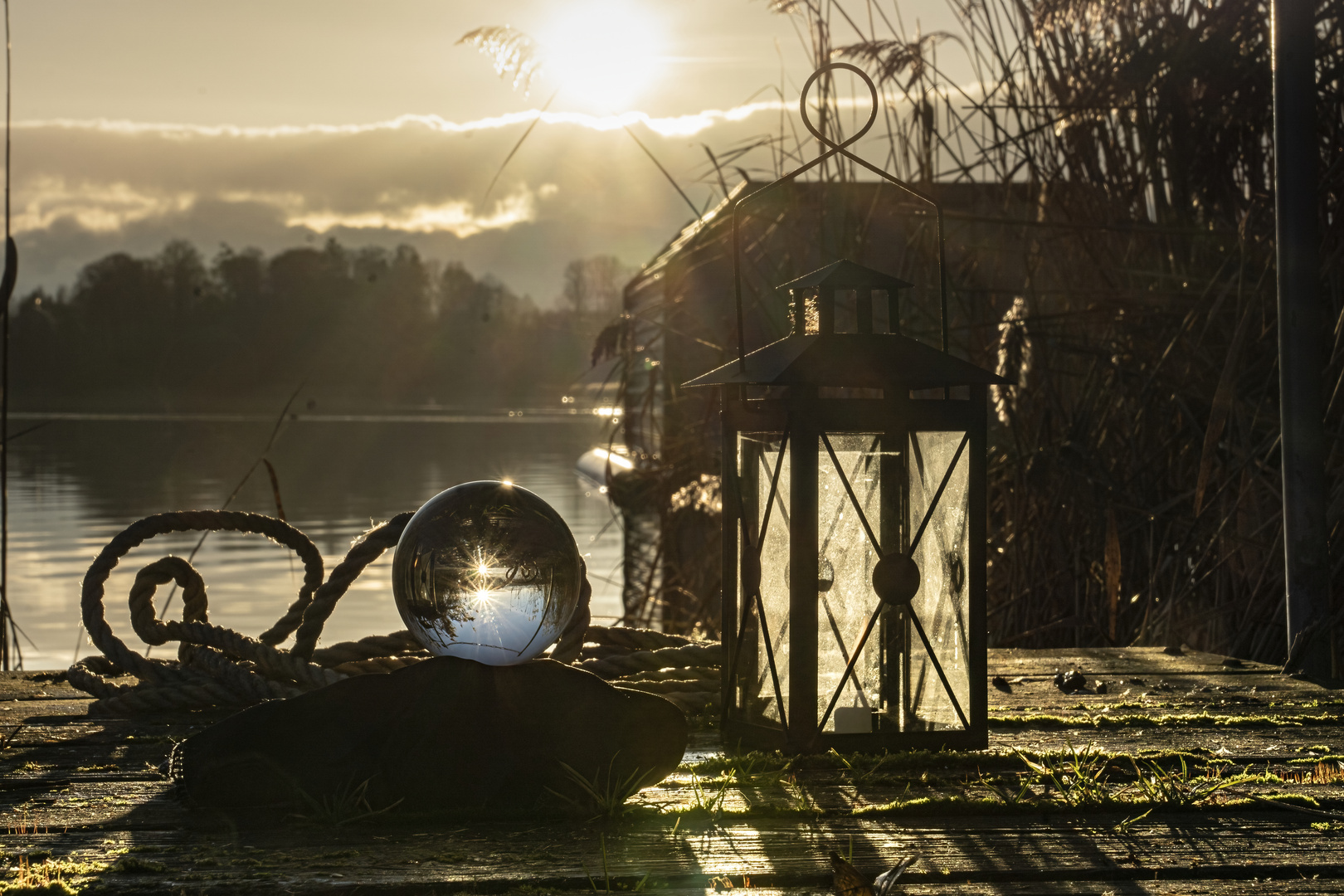 Sonnenaufgang am See-7809-1