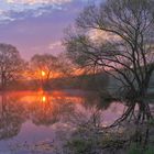 Sonnenaufgang am See (salida del sol en el lago)