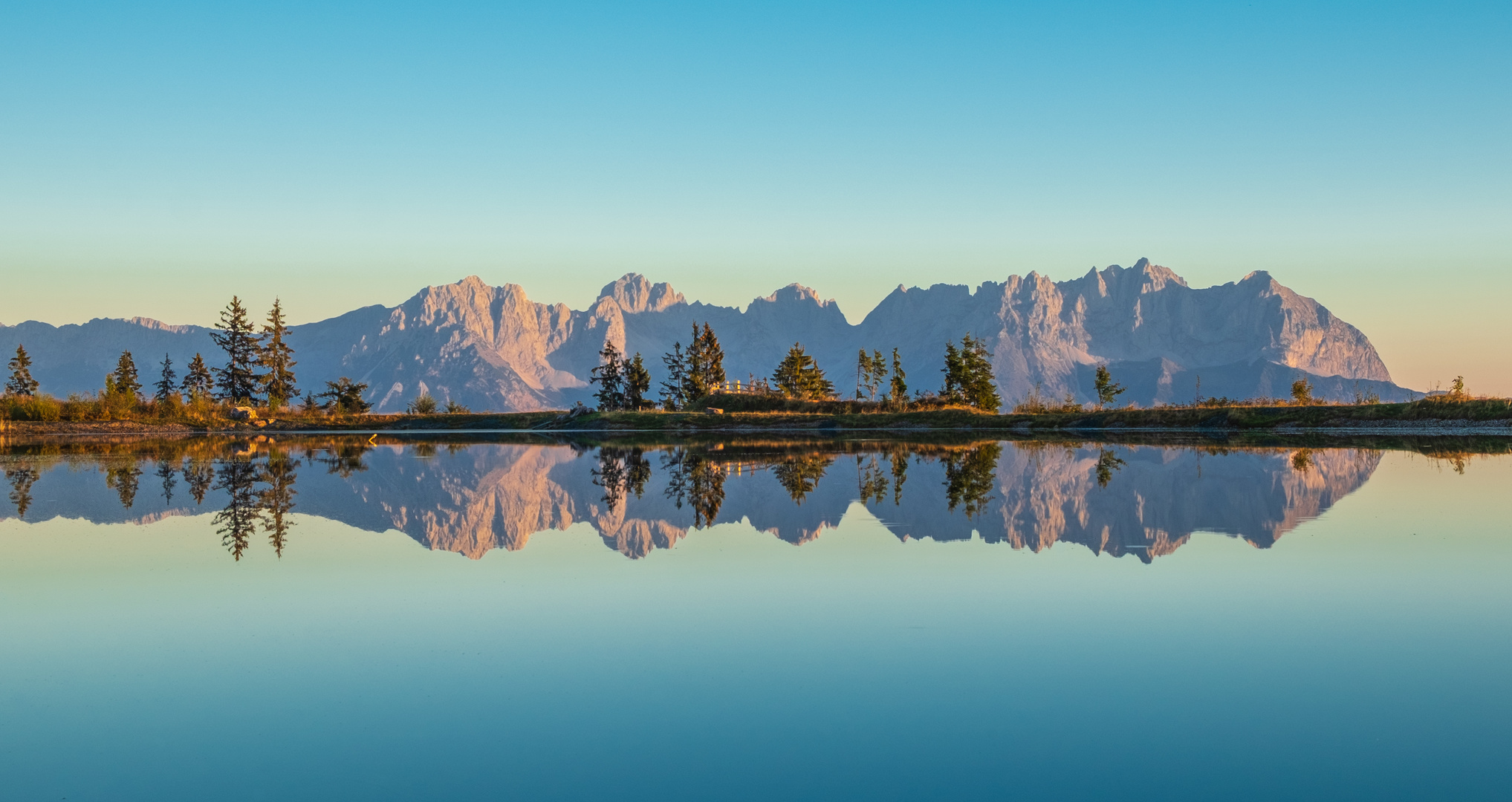 Sonnenaufgang am Seidlalmsee