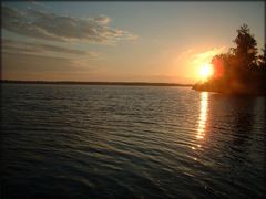 Sonnenaufgang am Senftenberger See