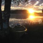 Sonnenaufgang am Södra Kornsjön