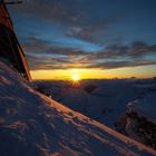 Sonnenaufgang am Sonnblick (3106m)