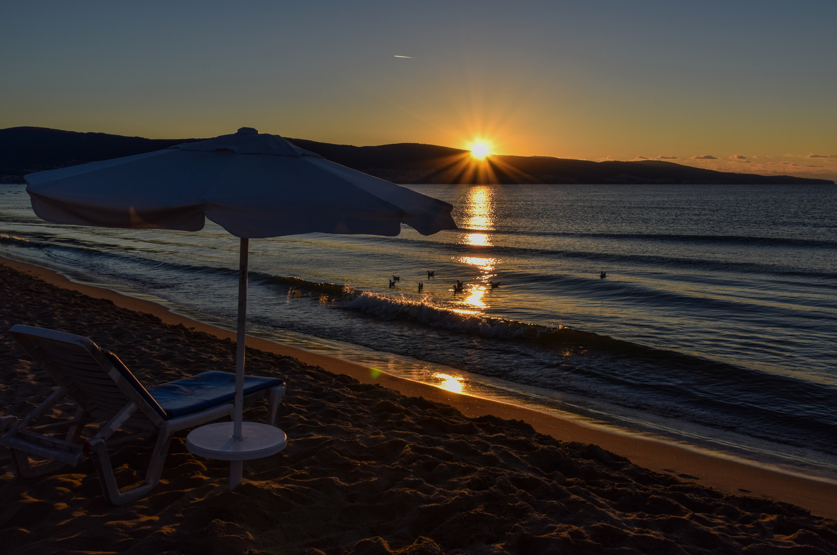 Sonnenaufgang am Sonnenstrand