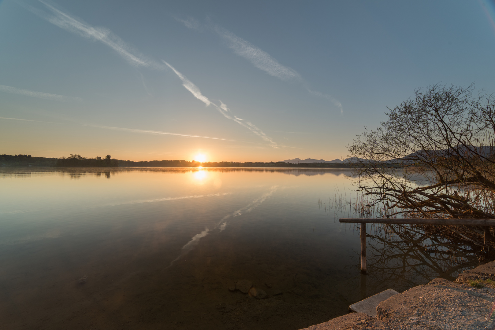 Sonnenaufgang am Staffelsee