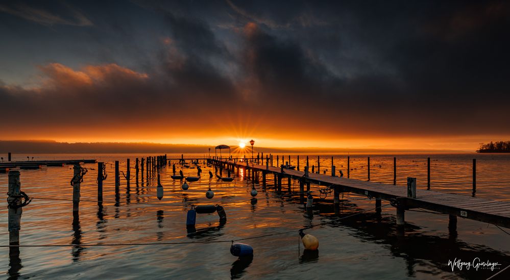 Sonnenaufgang am Starnberger See