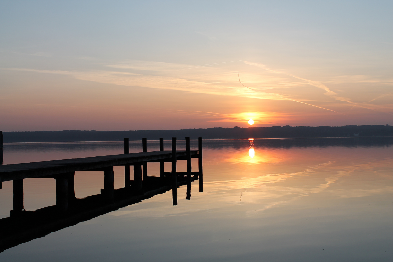 Sonnenaufgang am Starnberger See