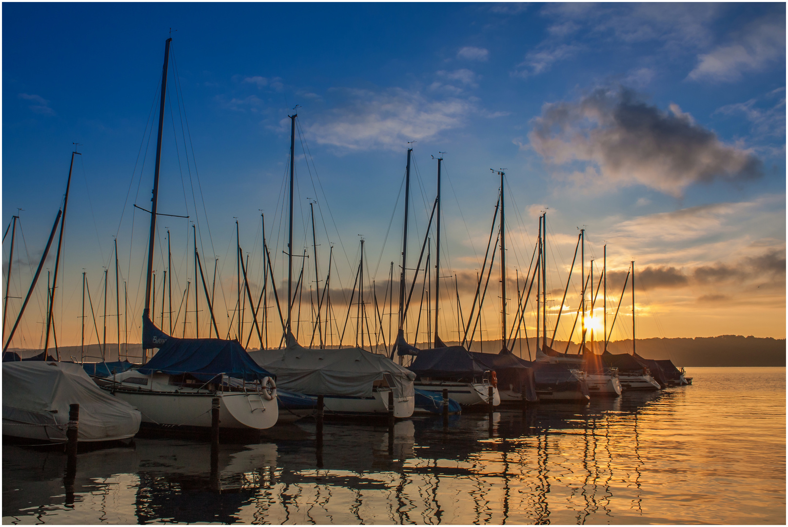 Sonnenaufgang am Starnbergersee