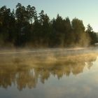 Sonnenaufgang am Stausee Haid_2