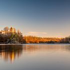 Sonnenaufgang am Stausee Ottenstein