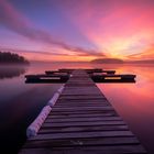 Sonnenaufgang am Steinberger See 