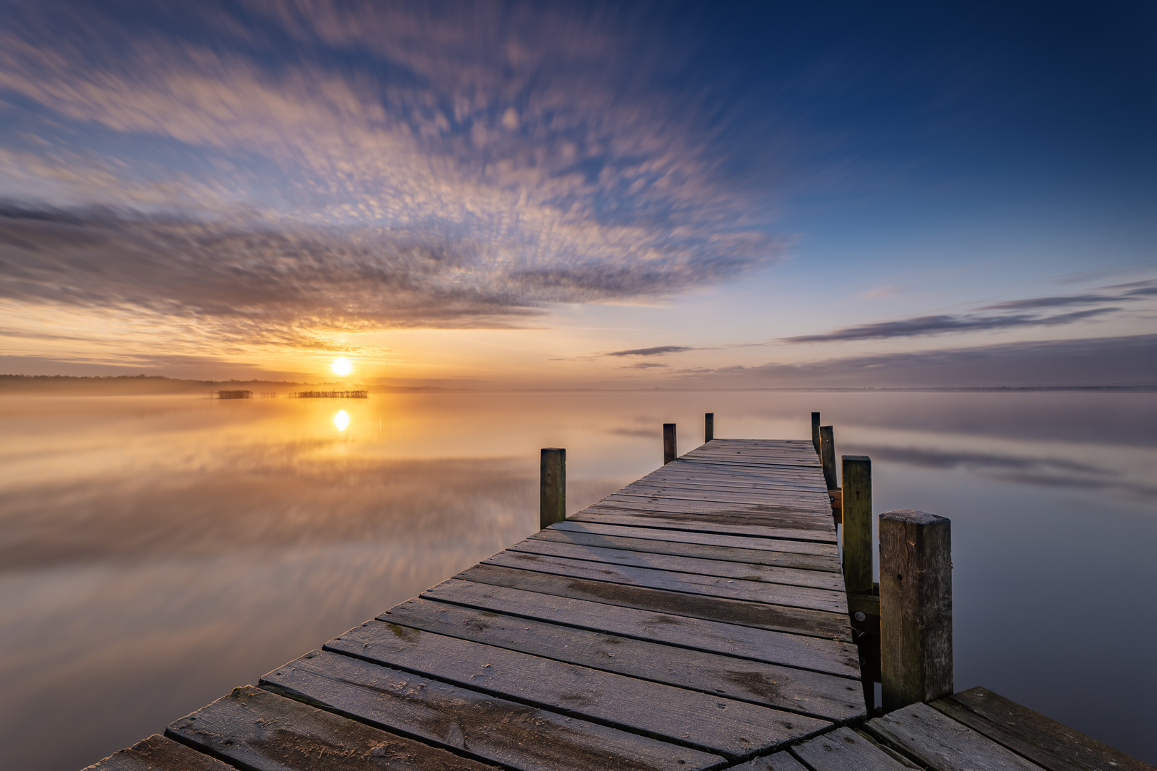 Sonnenaufgang am Steinhuder Meer