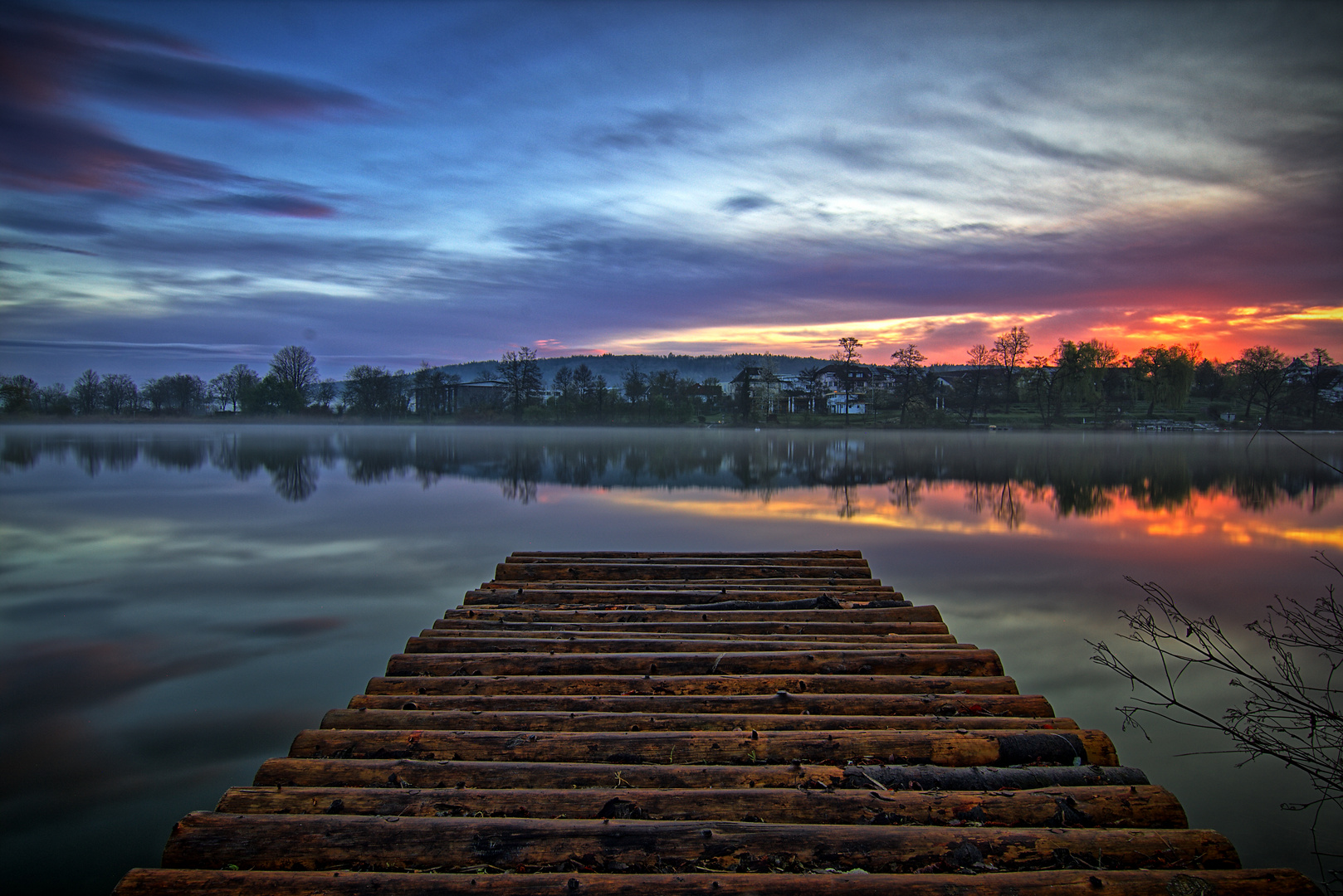 Sonnenaufgang am Steißlinger See