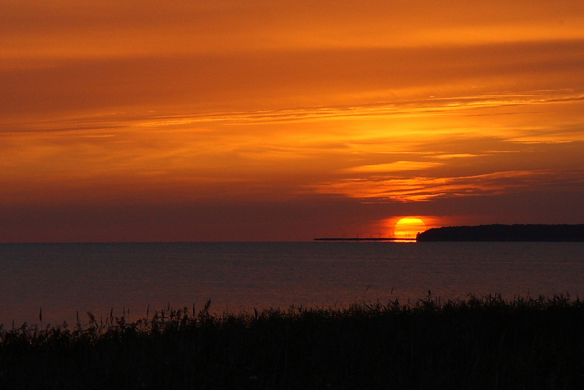 Sonnenaufgang am Stettiner Haff