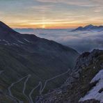 Sonnenaufgang am Stilfser Joch & Ortler