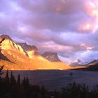 Sonnenaufgang am St.Mary´s Lake (Glacier Nat.P.)