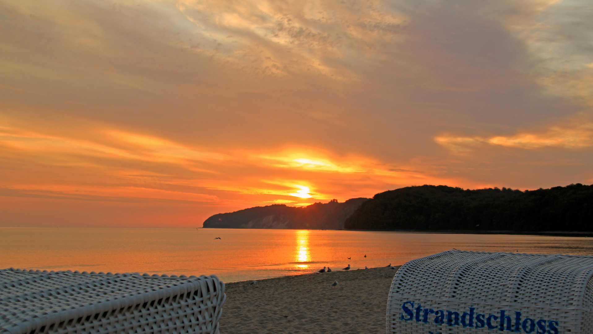 Sonnenaufgang am Strand