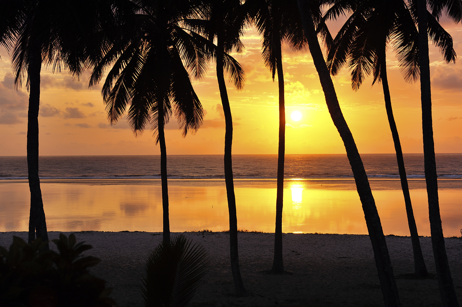 Sonnenaufgang am Strand