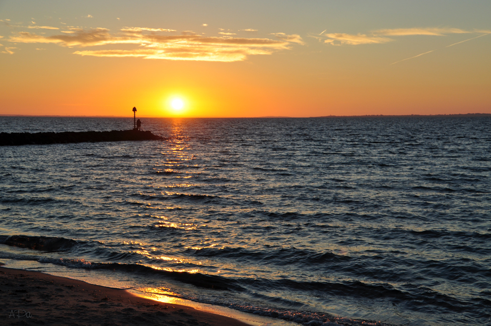 Sonnenaufgang am Strand