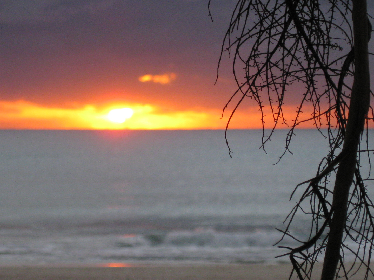 Sonnenaufgang am Strand