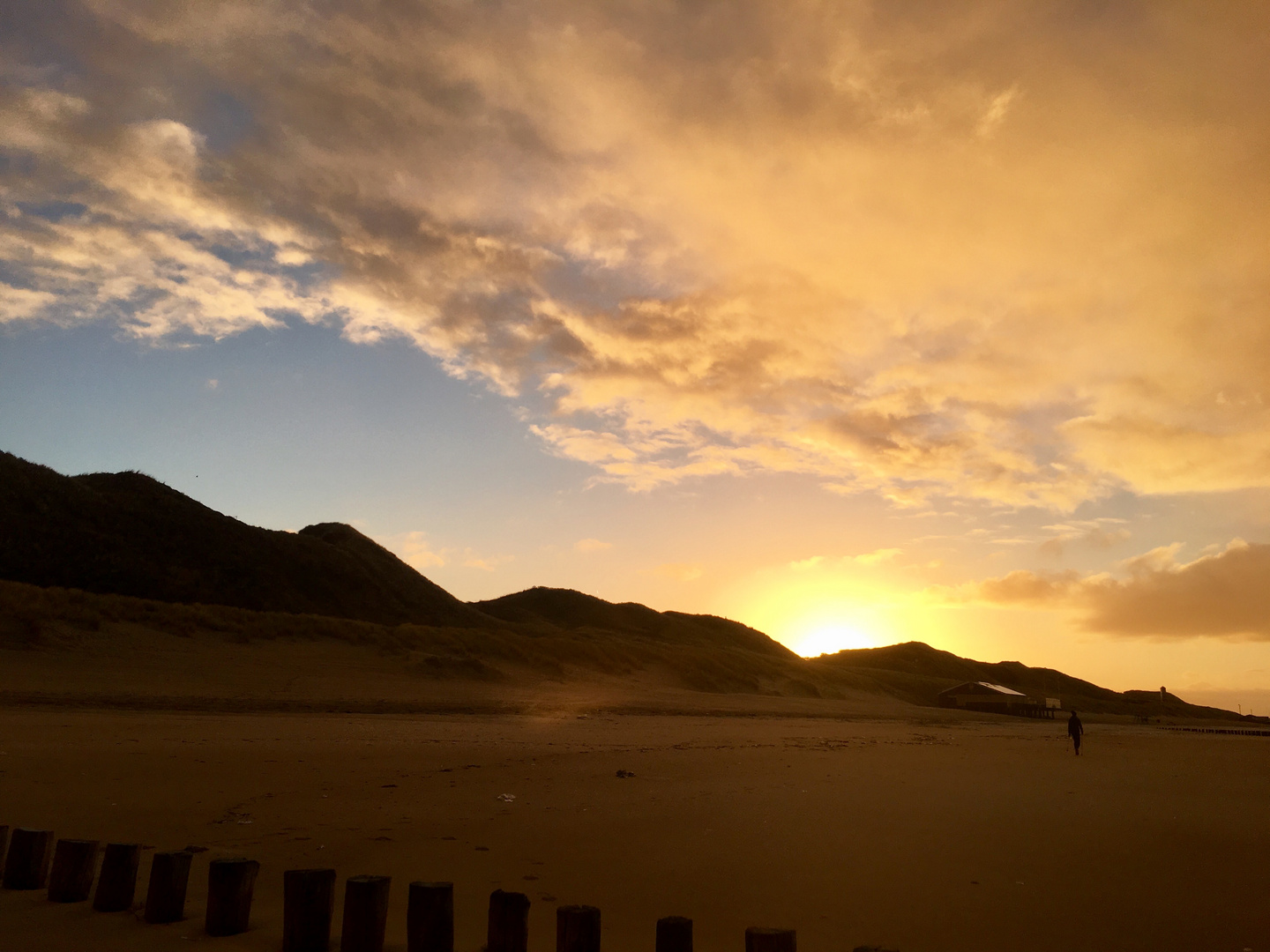 Sonnenaufgang am Strand