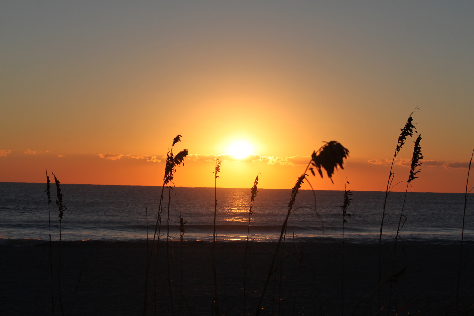 Sonnenaufgang am Strand