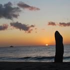 Sonnenaufgang am Strand auf Korsika