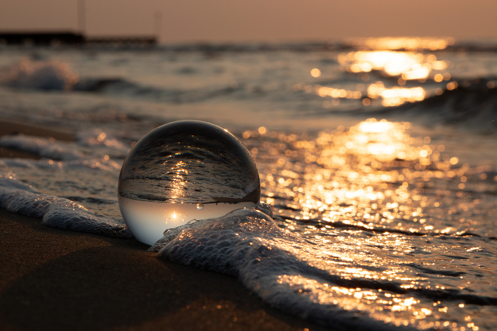 Sonnenaufgang am Strand