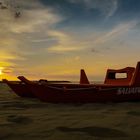 Sonnenaufgang am Strand bei Caorle