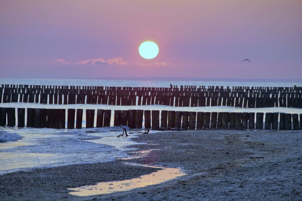 Sonnenaufgang am Strand