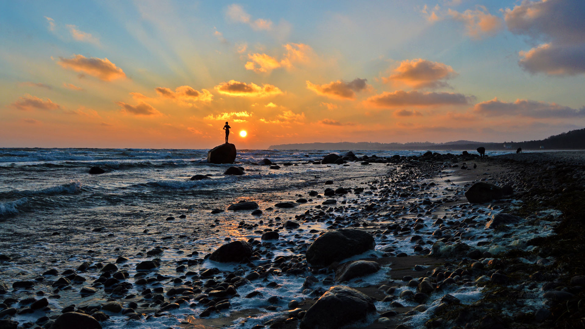 Sonnenaufgang am Strand