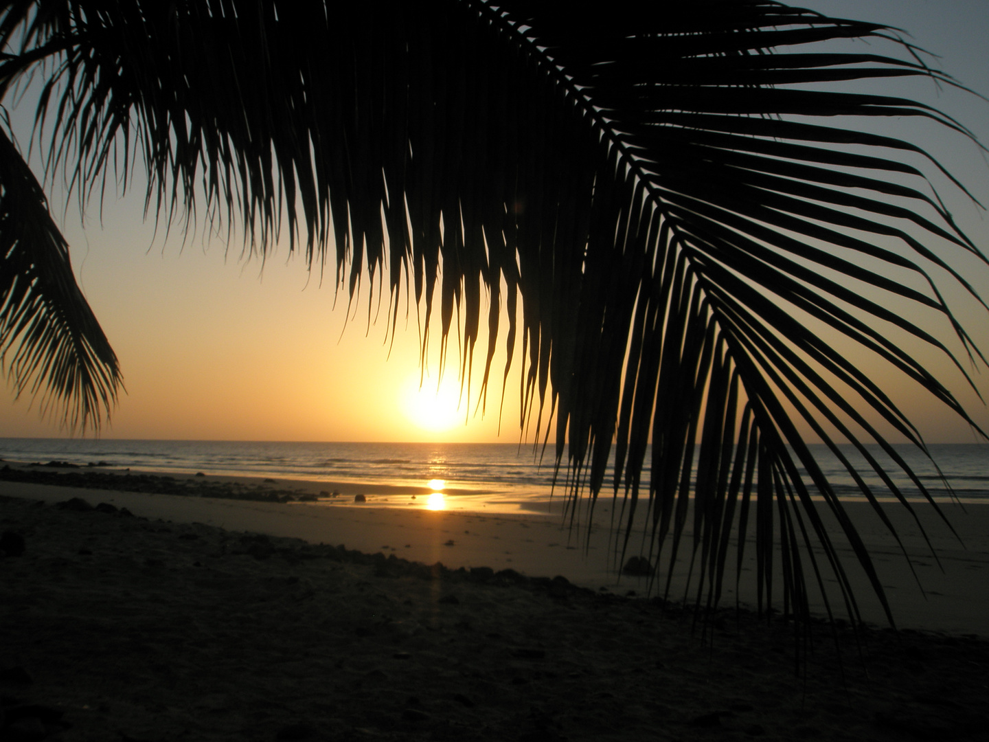 Sonnenaufgang am Strand