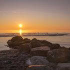 Sonnenaufgang am Strand in Haffkrug