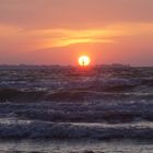 Sonnenaufgang am Strand mit Blick auf Neustadt / Aufklärungsturm !