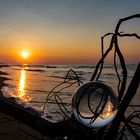 Sonnenaufgang am Strand von Bibione Pineda