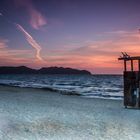 Sonnenaufgang am Strand von Cala Millor Mallorca