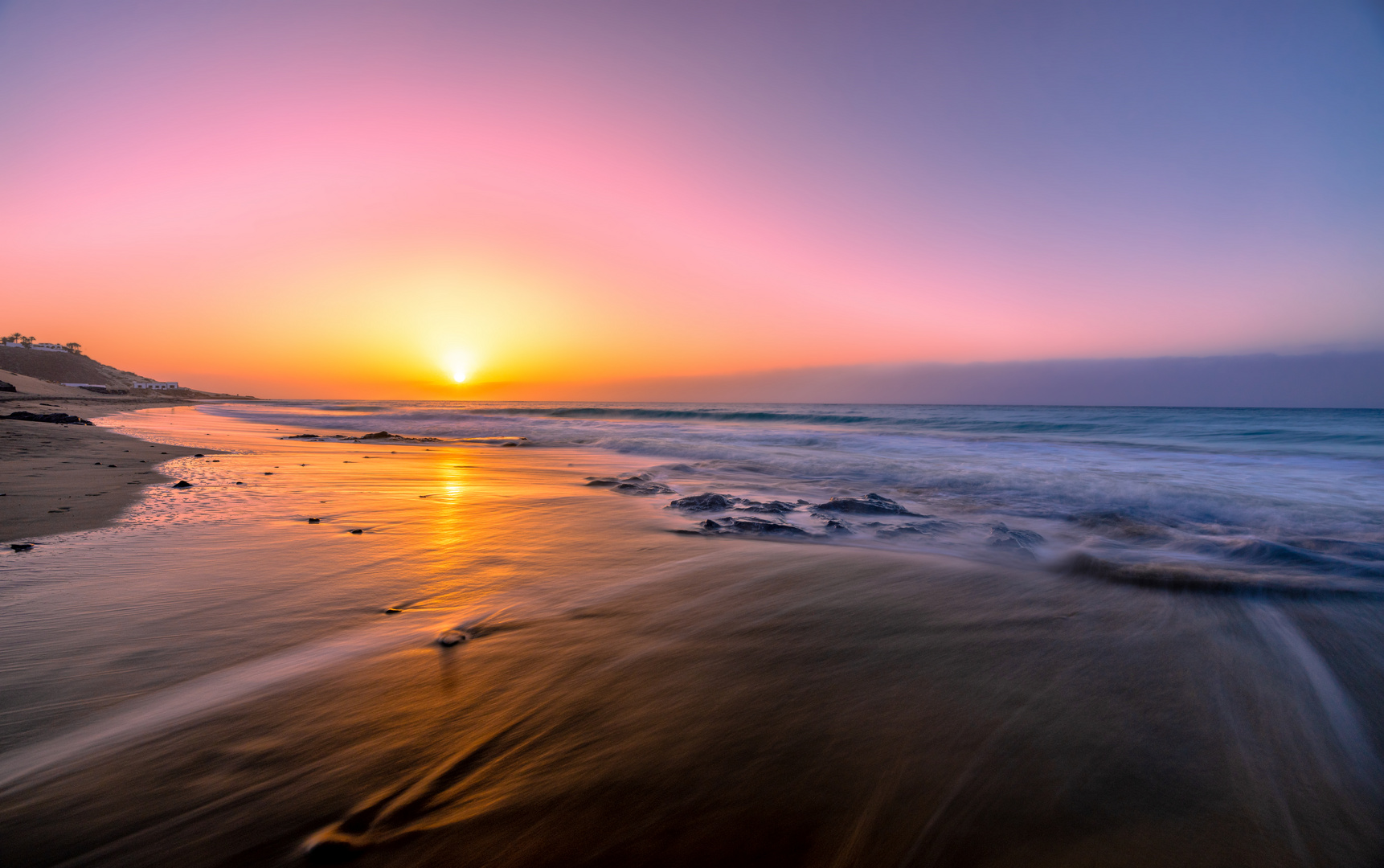 Sonnenaufgang am Strand von Fuerte