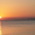 Sonnenaufgang am Strand von Georgioupolis