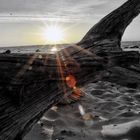 Sonnenaufgang am Strand von Göhren